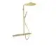AXOR-HG-AXOR-ShowerSolutions-Showerpipe-mit-Thermostat-800-und-Kopfbrause-350-1jet-Brushed-Brass-27984950 gallery number 1